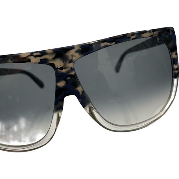 Loewe Oversized‎ Shield Sunglasses Black Tortoise Frames New Retro Visor main image 5